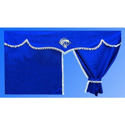 SADA ZÁVESOV E-TECH, E-STAR, S BIELYMI GULIČKAMI