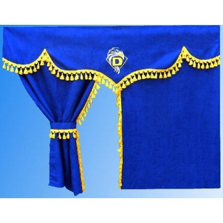 SADA ZÁVESOV RENAULT PREMIUM, SO ZLATÝMI STRAPCAMI