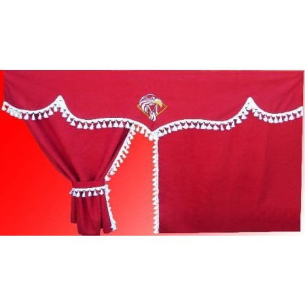 SADA ZÁVESOV SCANIA 124 R TOP, S BIELYMI STRAPCAMI