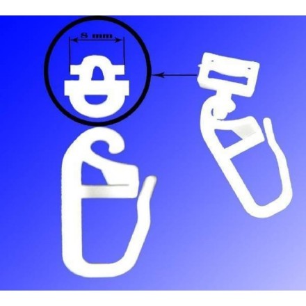 HÁČIKY NA ZÁVESY (8mm)