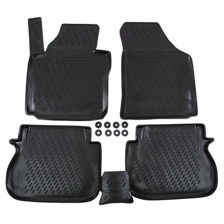 Gumené rohože VOLKSWAGEN Caddy (2015-up) 4 ks