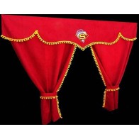 SADA ZÁVESOV VOLVO FH-12, SO ZLATÝMI GULIČKAMI