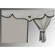 SADA ZÁVESOV RENAULT MAGNUM, S ČIERNYMI GULIČKAMI