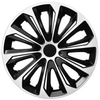 Puklice pre CITROEN 14", STRONG DUOCOLOR ČIERNO-BIELE 4ks