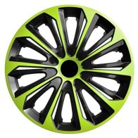 Puklice pre HYUNDAI 15", STRONG DUOCOLOR ZELENO-ČIERNE, 4ks